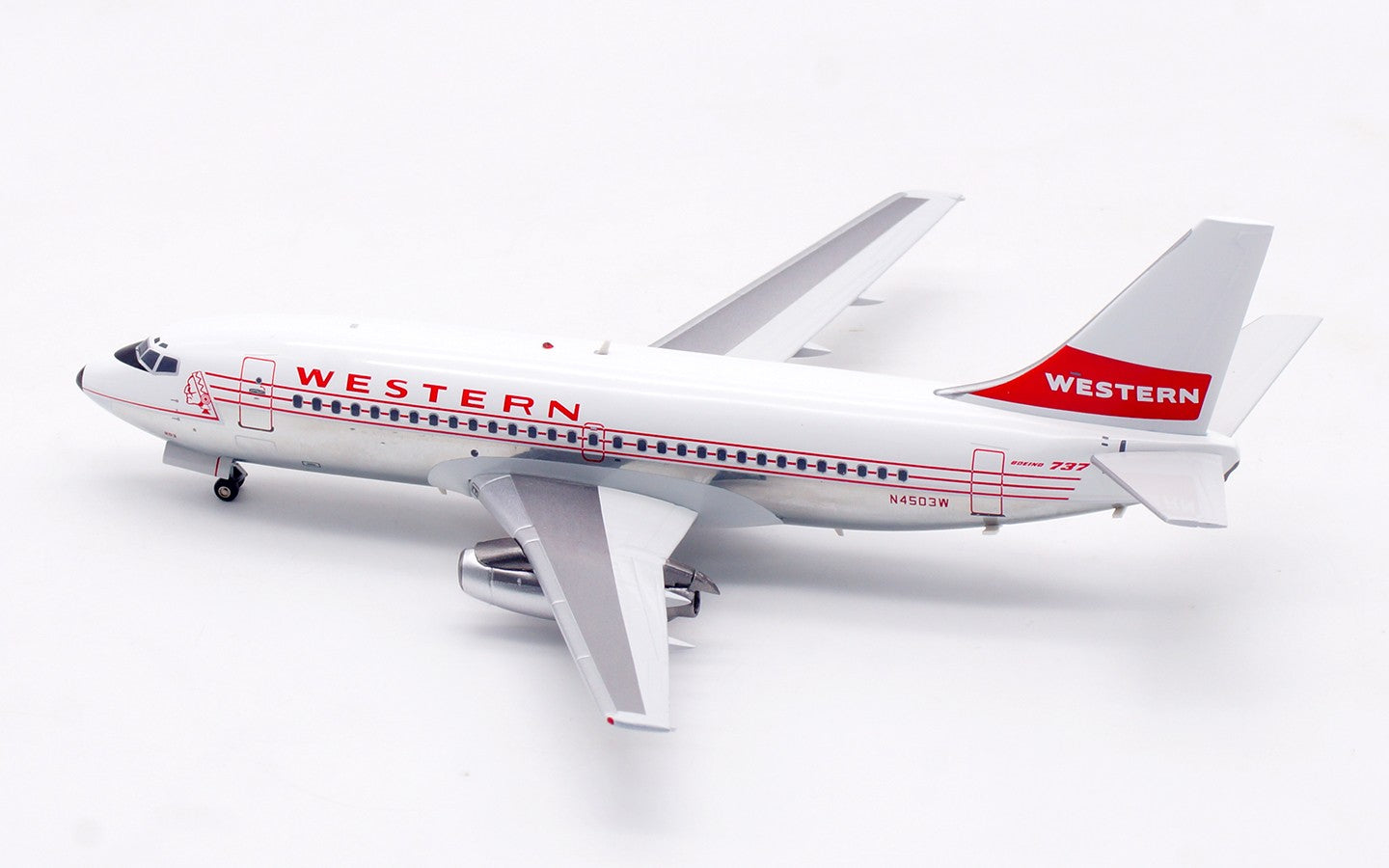 1:200 InFlight Western Airlines B737-200 N4503W Airplane Diecast Aircraft Model