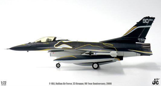 1:72 JC Wings Italian Air Force Lockheed F-16A Fighter Diecast Aircraft Model