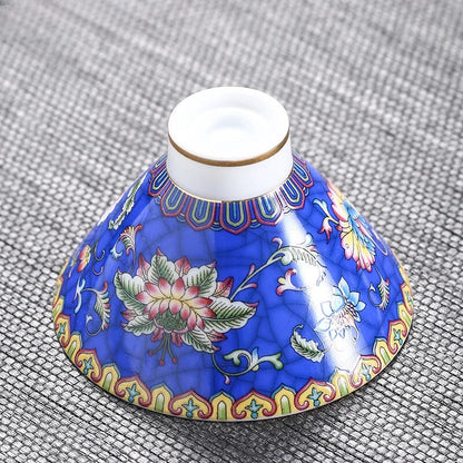 Jingdezhen Ceramic Teacup Hand Painted Phnom Penh Tea Cup Handmade Tea Set
