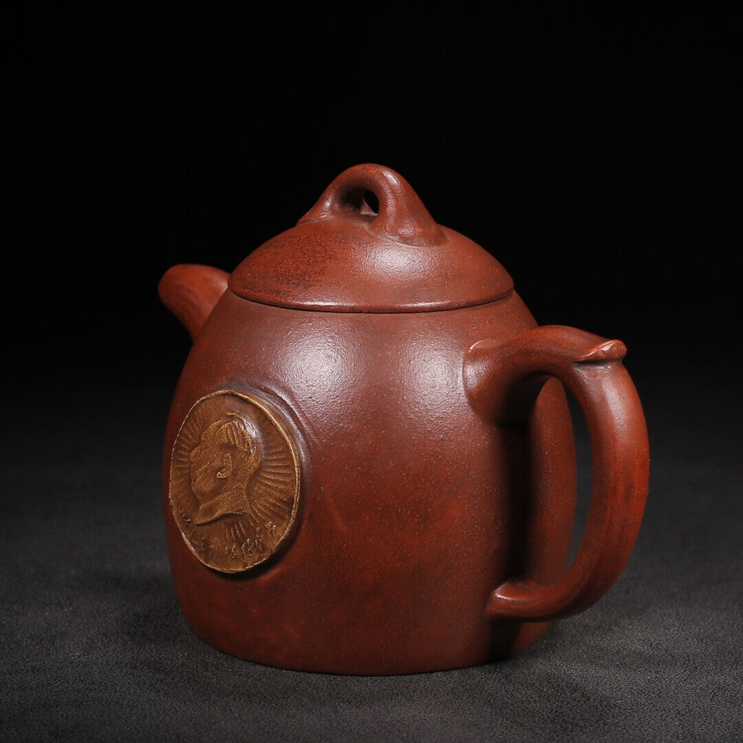 Chinese Yixing Zisha Clay Handmade Exquisite Teapot（秦权 底款：汪寅仙）