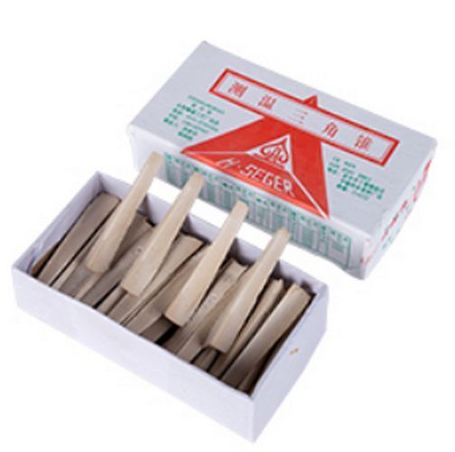 Pottery Tools Kiln Temperature Measurement Cone Ceramics Firing Refractory 35Pcs
