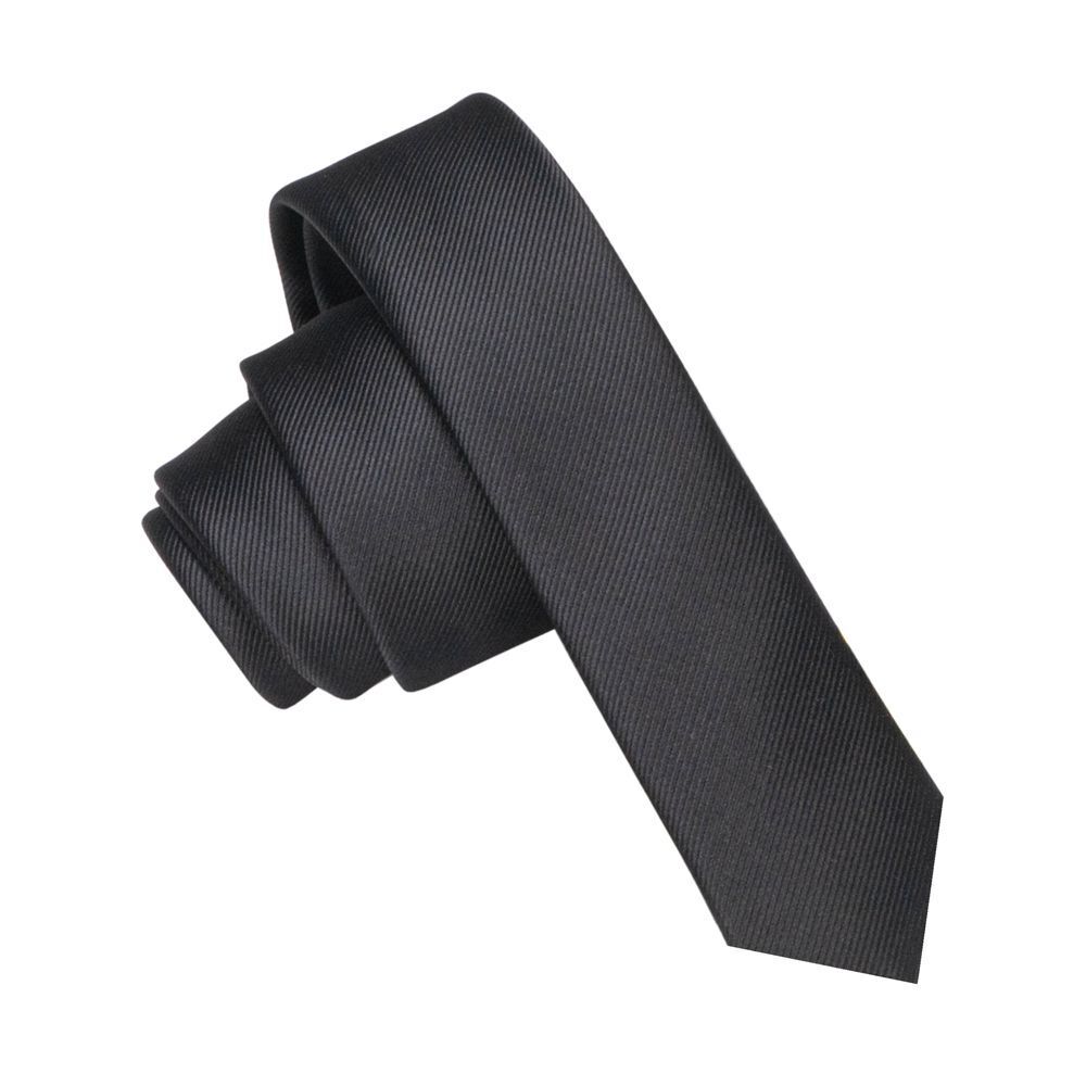 Men Casual Necktie 4cm Silk Solid Twill Ties Classic Women Lounge Suit Accessory