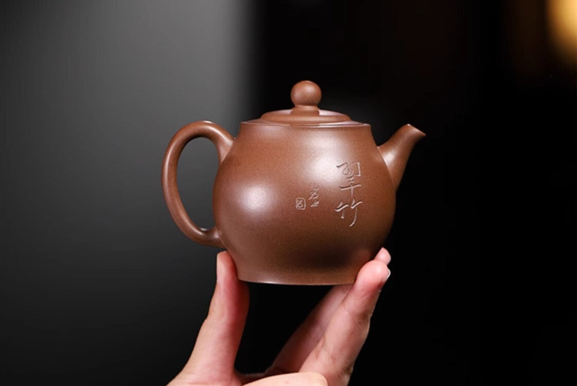 160cc chinese Yixing Handmade Zisha teapot Purple Clay WenZhong Gongfu Tea Pot