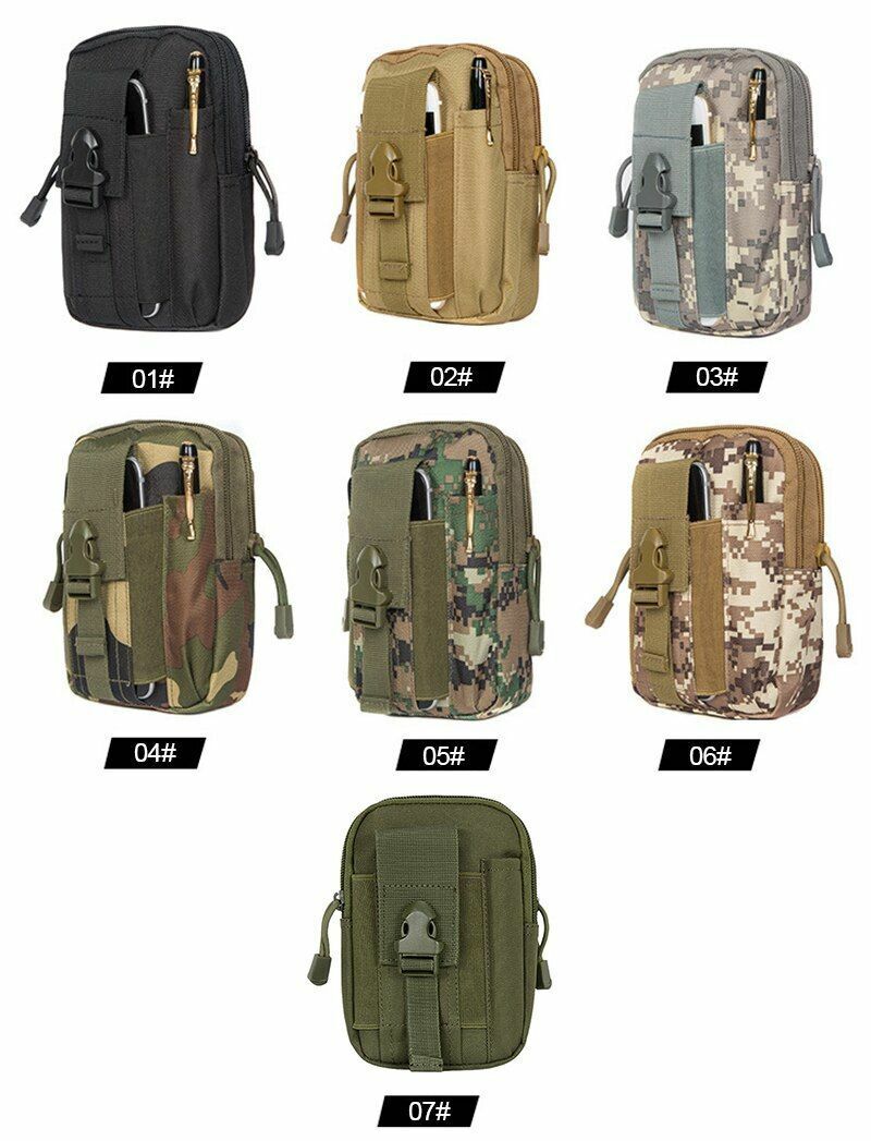Waist Pack Bag Pouch Waterproof Nylon Mobile Phone Wallet Travel Kit Durable
