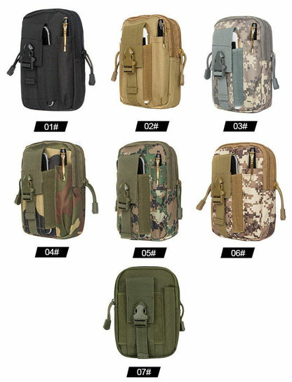 Waist Pack Bag Pouch Waterproof Nylon Mobile Phone Wallet Travel Kit Durable