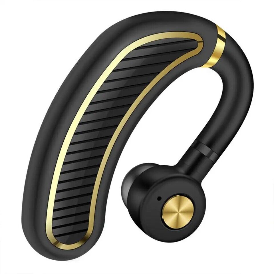 True Wireless Earbuds Bluetooth Earphones Stereo Bass Ear Hook Headset with Mic