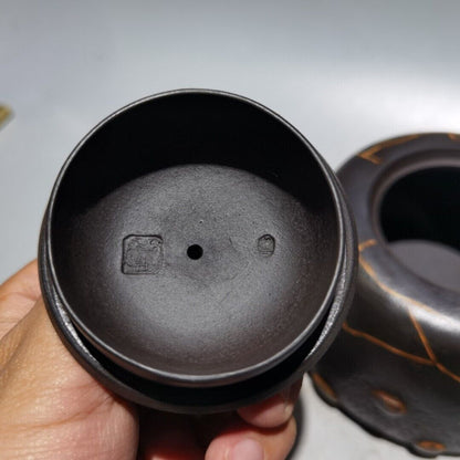 Vintage Chinese Yixing Purple Clay Teapot Zisha Pure Handmade Household Teaware