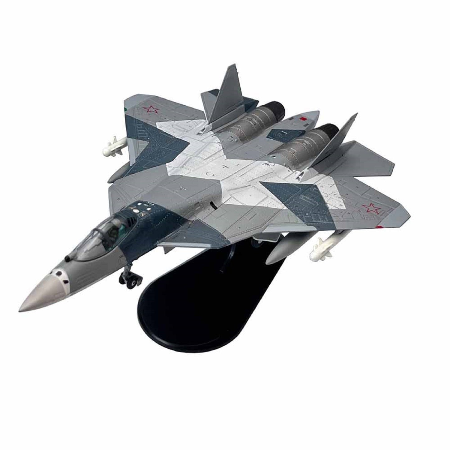 1/100 Scale Russian Su-57 Stealth Fighter With Display Sand For Model Lovers C