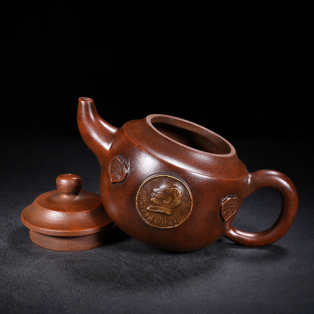 Chinese Yixing Zisha Clay Handmade Exquisite Teapot（文革壶 底款：徐汉棠）