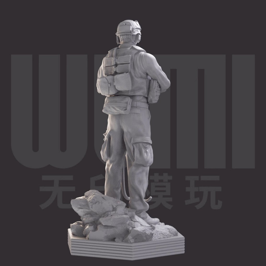 1/24 resin figure model Dead stranded male soldier Unassembled unpainted