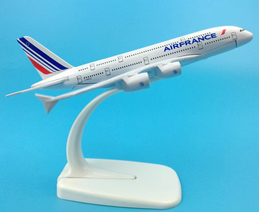 16cm AIR FRANCE AIRBUS A380 Passenger Airplane Aeroplane Diecast Aircraft Model