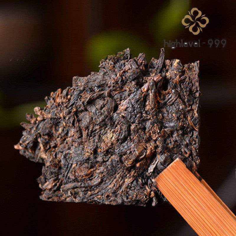 250g 2023 Ripe Puer Tea Brick Menghai High Mountain Arbor Jujube Aroma Tea