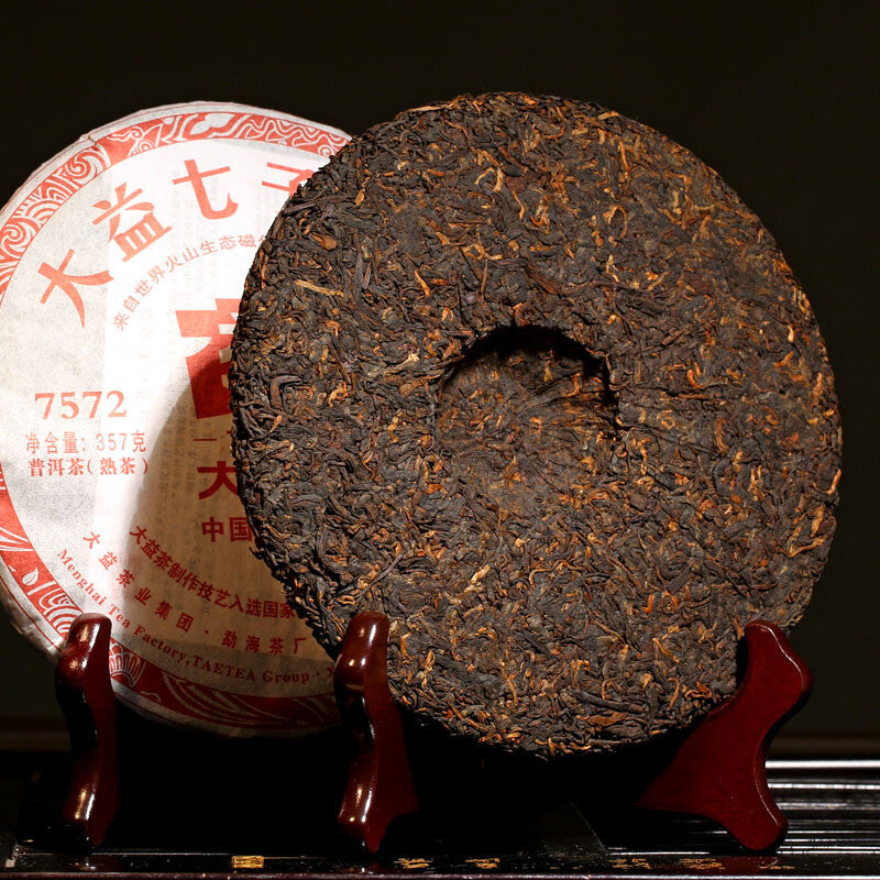 2011 Year TAETEA Menghai Classic 7572 Pu-erh Ripe Puer Dayi Shu Puerh Tea 357g