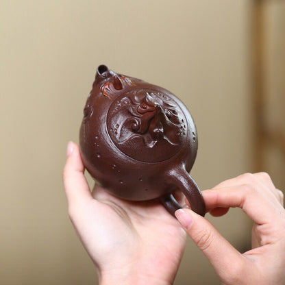 Handmade Tea Pot Real Yixing Zisha Purple Grit Pot Chinese Original Ore Zini Pot