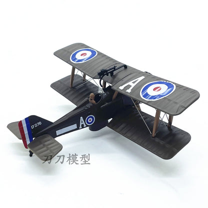 1/72 Scale World War I British Fighter SE.5a Camel Biplane Alloy Fighter Model