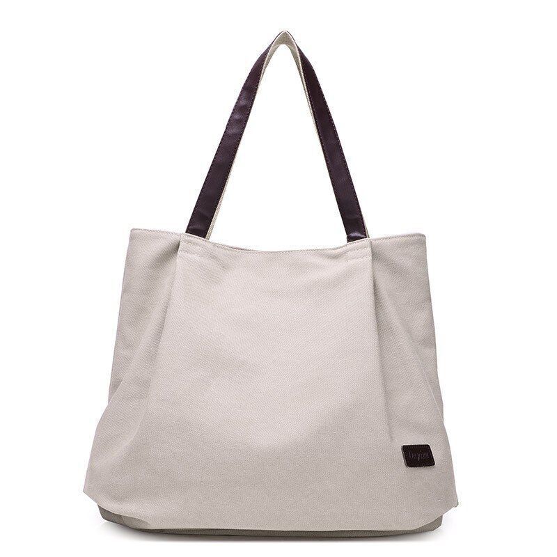 Leisure Canvas Bag Large Capacity Purse Fashion Versatile Handbag Bags Polyester