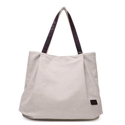 Leisure Canvas Bag Large Capacity Purse Fashion Versatile Handbag Bags Polyester