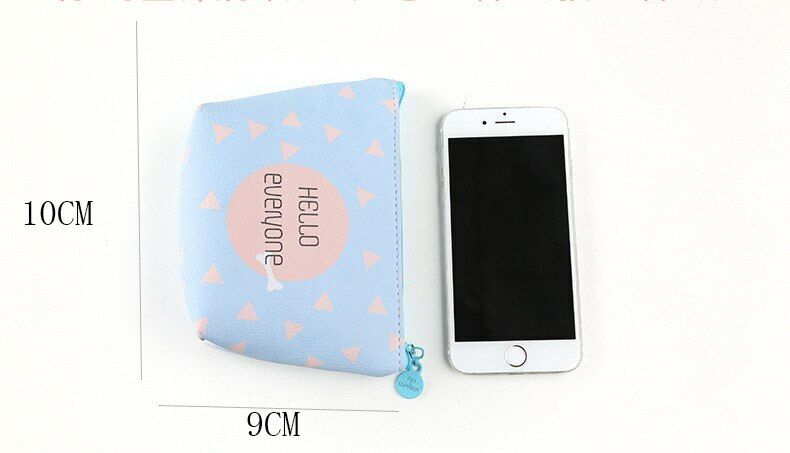 Lady Fruits Pouch Bag Small Wallet PU Leather Women's Cash Money Card Coin Purse