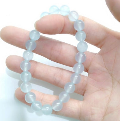 6/8/10/12/14Mm Natural Mixed Multicolor Jade Round Gemstone Beads Bracelet 7.5"