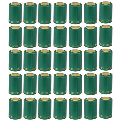 Wine Bottle Caps 100 Pcs Plastic Heat Shrinkable Sealed Cover Barware Tools 33mm