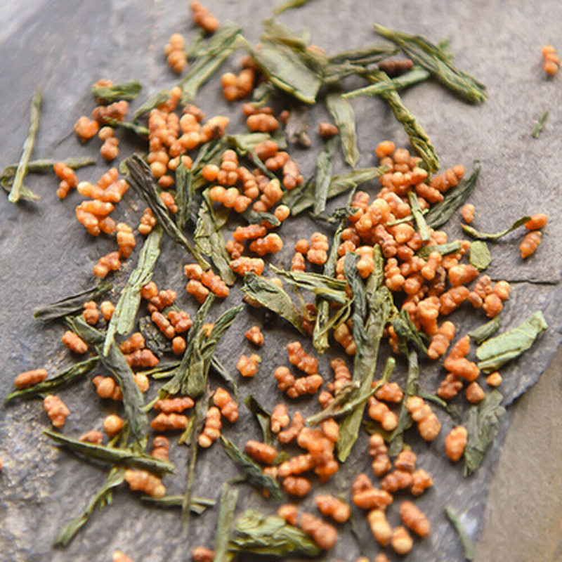 Organic Genmaicha Premium 60g Japan Roasted Brown Rice Green Tea lose weight