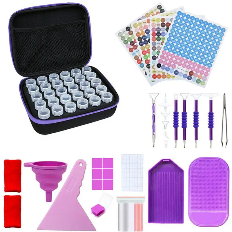 Diamond Painting Tools Kits Diamond Paint Container Storage Box Handbag
