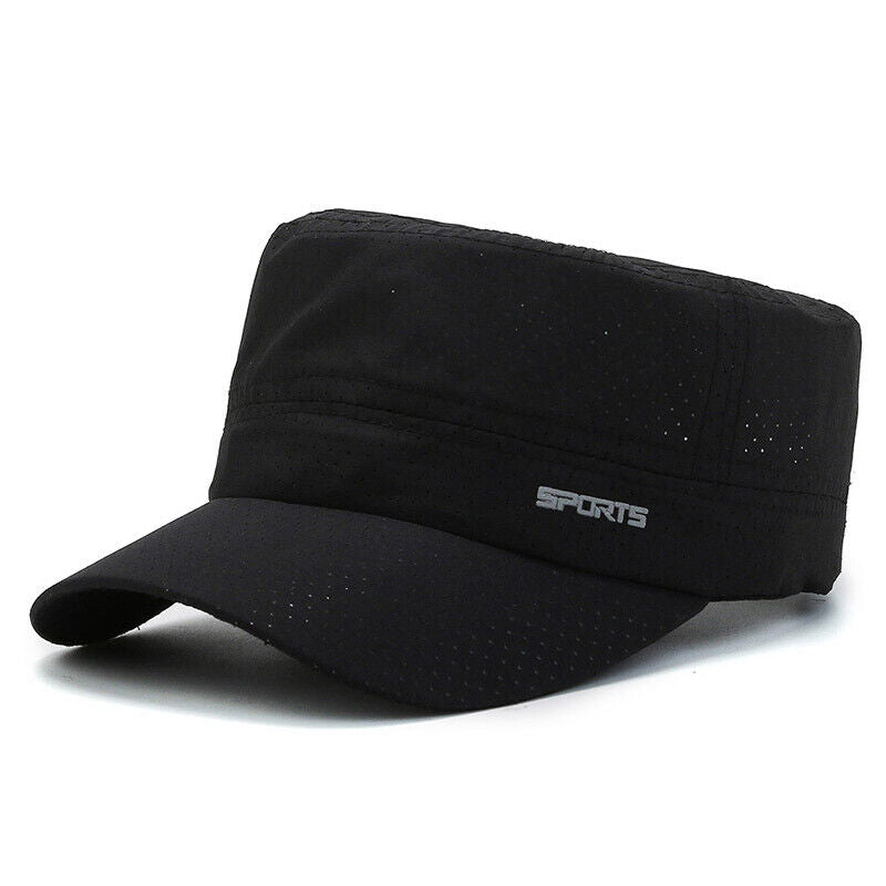 Neutral Hat Retro Cap Flat Cap Cotton Cap Military Cap Retro Temperament Stylish