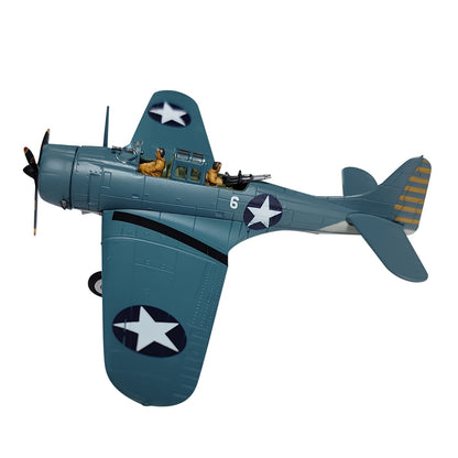 1/72 WWII SBD Dauntless Dive Bomber Model Alloy Aircraft Ornaments Collection