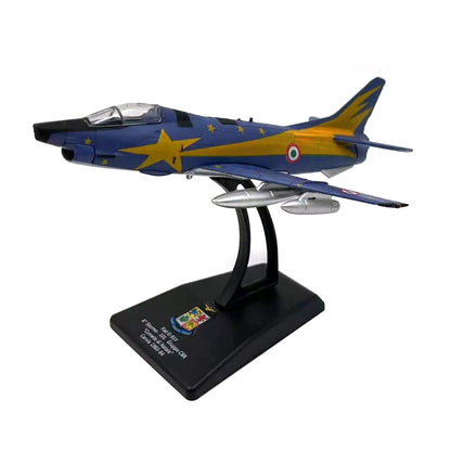1:100 Scale Fiat G-91Y Fighter Alloy Aircraft Model Plane Static Display Gift