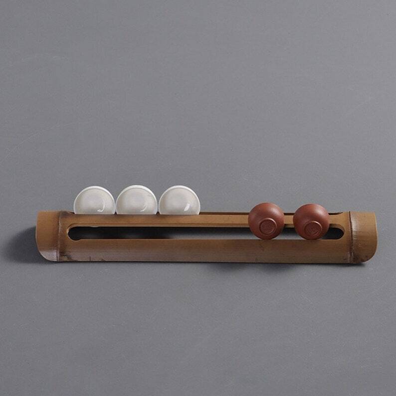 Handmade Natural Bamboo Cup Holder|Tea Accessories