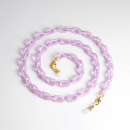 Acrylic Chain Face Mask Necklace Glasses Sunglasses Straps Women Men Neck Holder