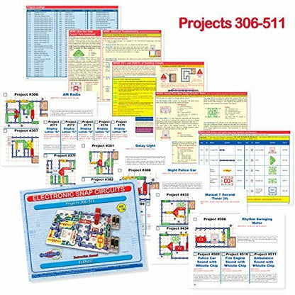 Elenco SC-500R Snap Circuits Pro 500 Experiments Electronics Educational Trai...