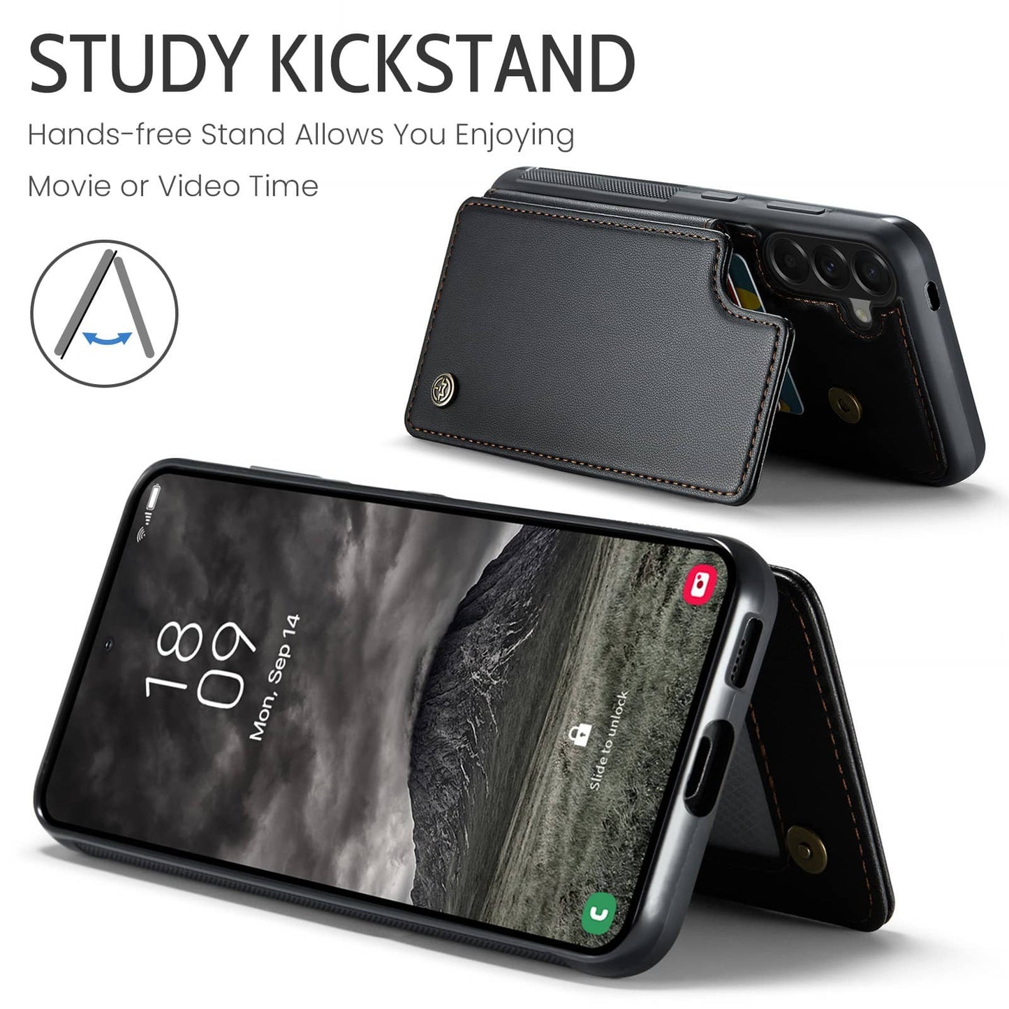 Case for Samsung Galaxy A57 A37 Case with Card Holder Wallet Case for Women Men
