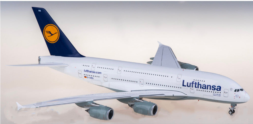 1:200 SQ Wings Lufthansa Airbus A380 Passenger Airplane Diecast Plane Model