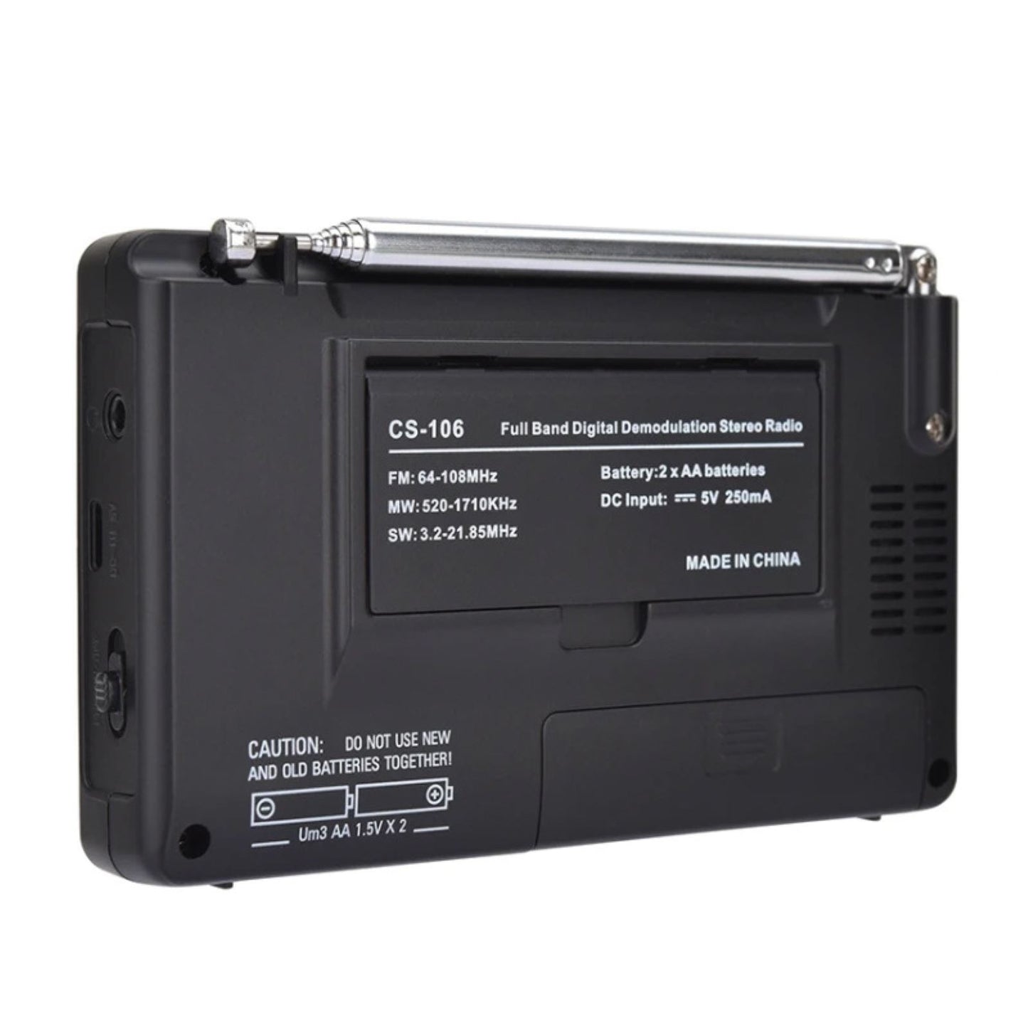 1Pc Portable Digital Radio LCD Display FM/AM/SW/MW Full Frequency Receiver