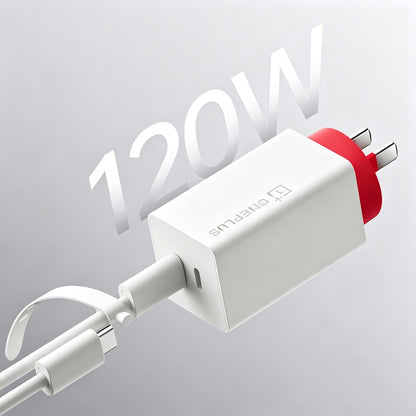 Original OnePlus SUPERVOOC 120W Dual Ports GaN Power Adapter Kit – 100W PD