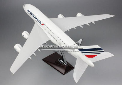 45CM AIR FRANCE AIRBUS A380 F-HPJC Passenger Airplane Resin Aircraft Plane Model