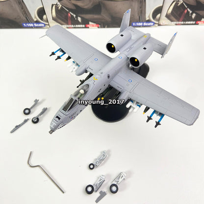 1:100 Fairchild Republic A-10 Thunderbolt II Airplane Model Diecast Plane Model