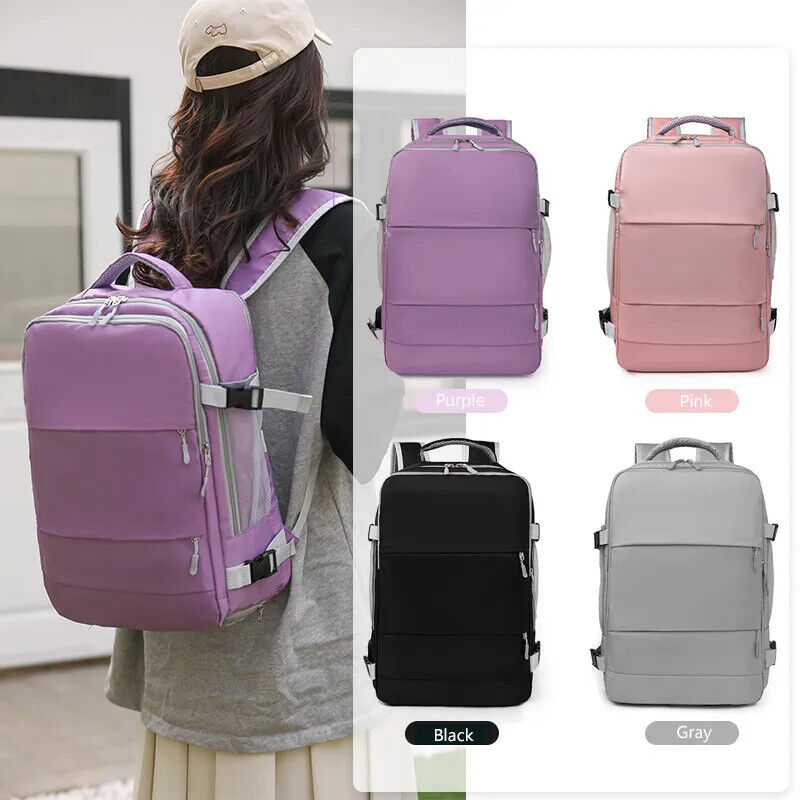 Women Travel Backpack Daypack Teenage Girls Laptop Schoolbag Luggage Shoes Bag