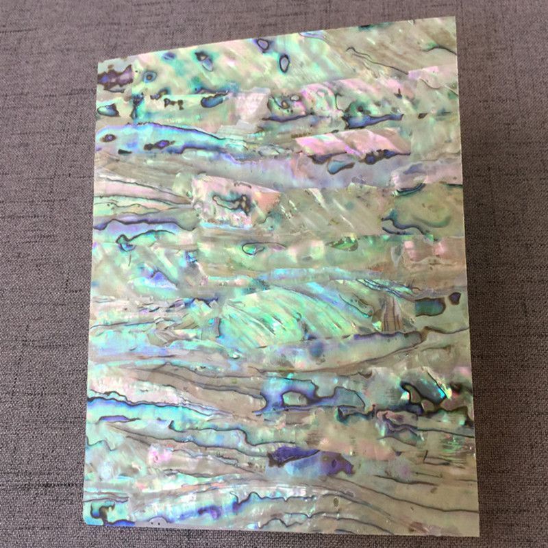 Abalone Shell Sheets Natural Mother Of Pearl Laminate Craft Carved Inlay 14x12cm