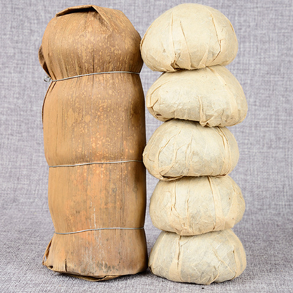 Tuo Organic Green Tea100*5 Yunnan Pu'er Tea Bamboo Shoot Shell Pu'er Tea