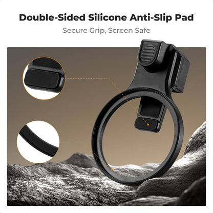 58Mm Press-On Phone Lens Filter Adapter, Compatible with Iphone 17/16/15/14/13/1
