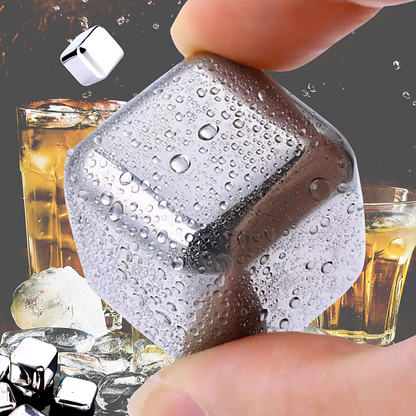 Cubo de hielo de acero inoxidable para whisky vino bebidas barra suministros lot