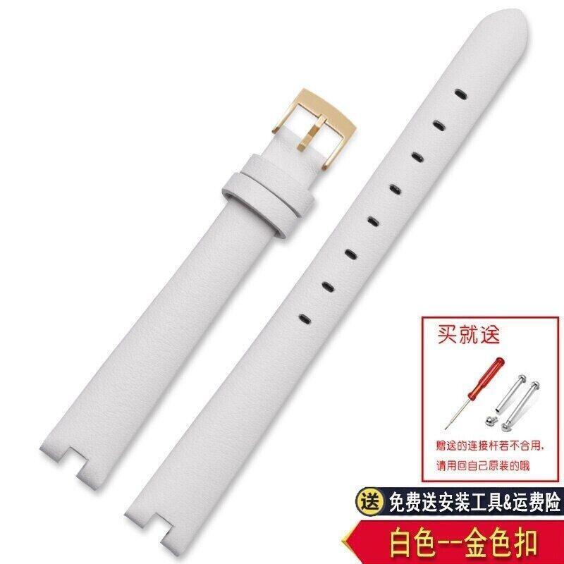 Leather Watch Strap for Gucci Ya141501 Ya141401 Series Notch Bracelet 14mm 16mm
