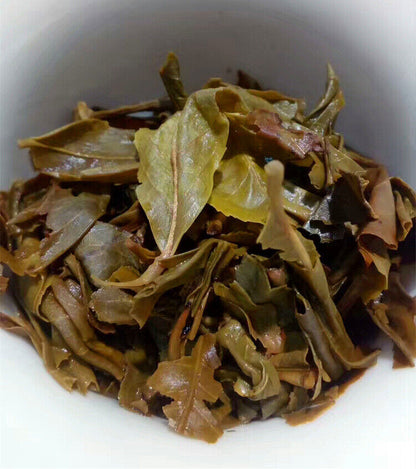 357g Pu'er Raw Tea Golden Leaves Golden Mengku Yellow Slices, Seven Seed Cakes