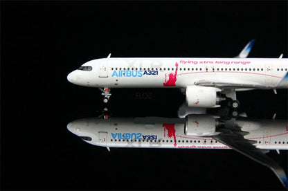 JC Wings for Airbus A321neo XLR F-WXLR Flying Xtra Long Range 1/400 Plane Model