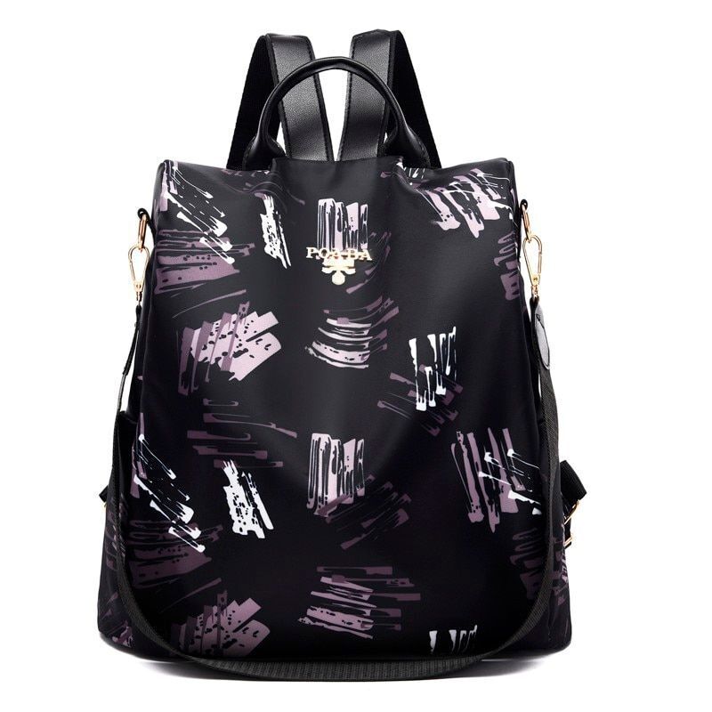 Anti-theft Backpack High Quality Waterproof Oxford Bag 20L Polyester Khaki Blue