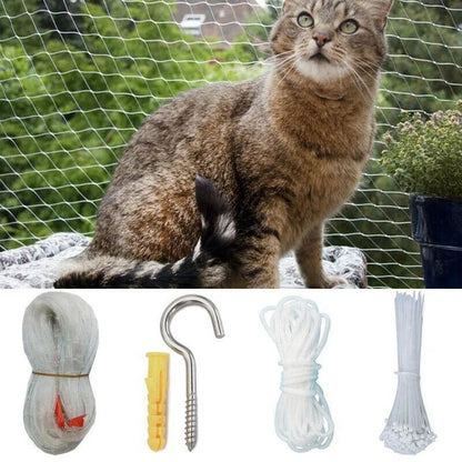 Cat Safety Net Nylon 2x2cm Hole Screen Home Balcony Pets Fall Protection Netting
