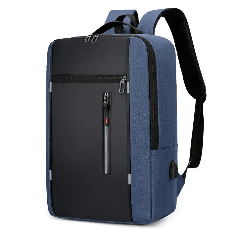Backpack Men USB Charging Oxford Male Business Bag Computer Notebook Backpacks