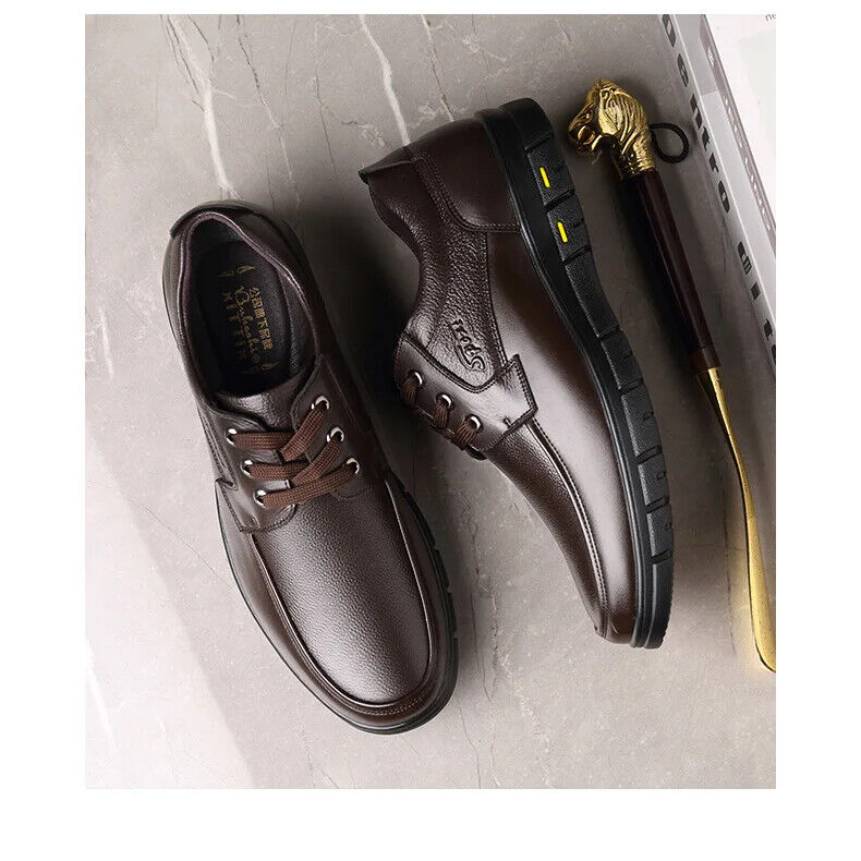 Men's Genuine Leather Handmade Shoes Office Loafers Man Business Shoes